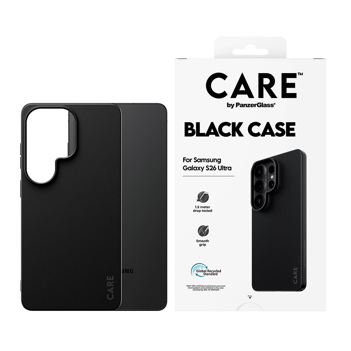 CARE™ by PanzerGlass® TPU Case Schwarz Samsung Galaxy S26 Ultra